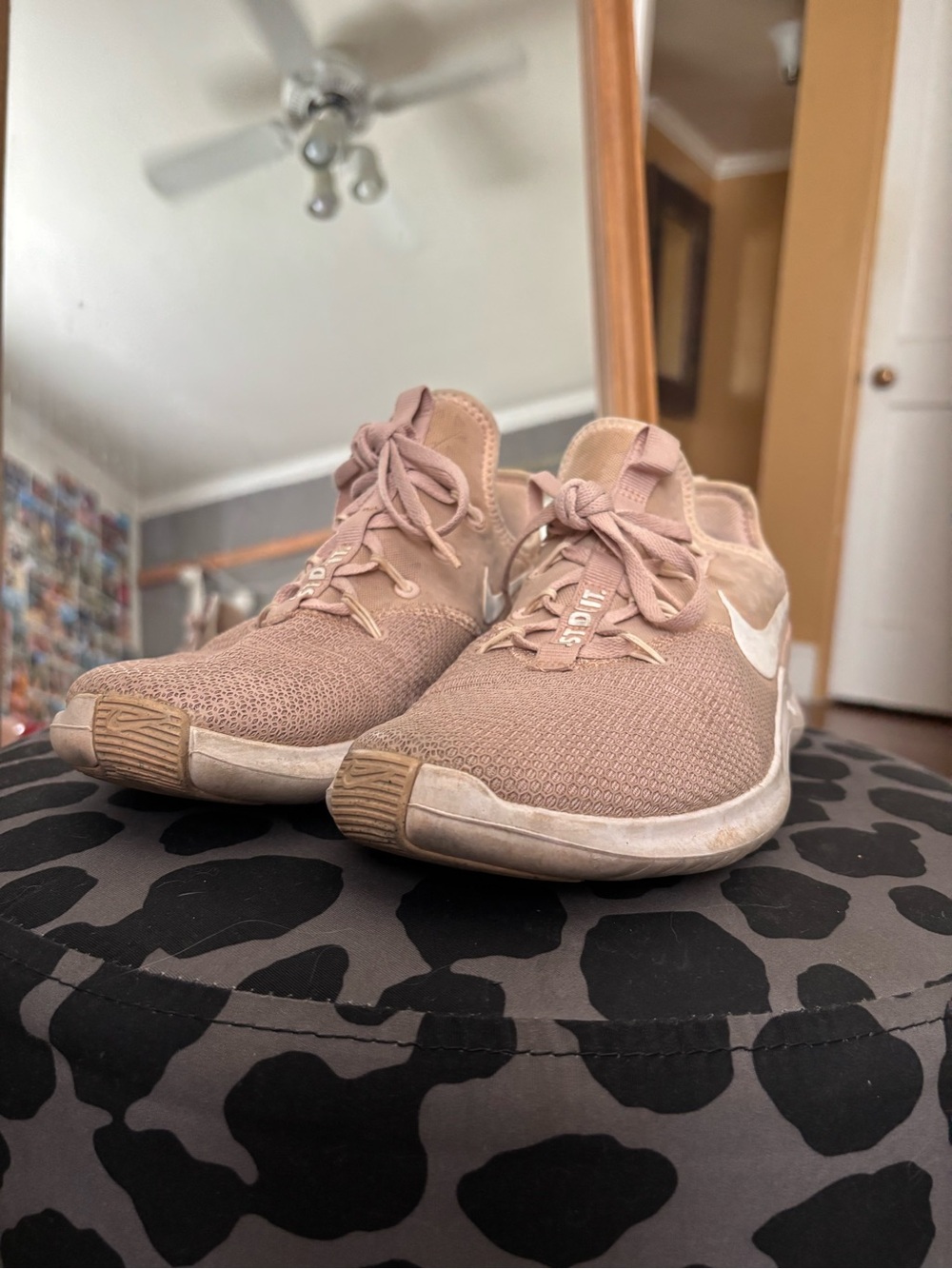 Nike Women’s Dusty Pink Knit Sneakers